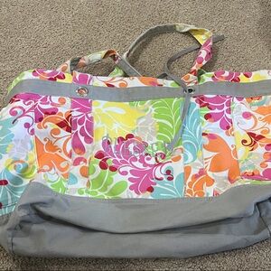 Thirty-One Multicolor Floral Shoulder Bag